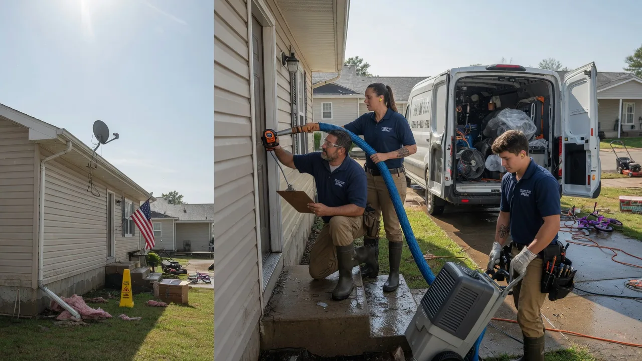Ceiling Water Damage Restoration in Ermine, KY near me